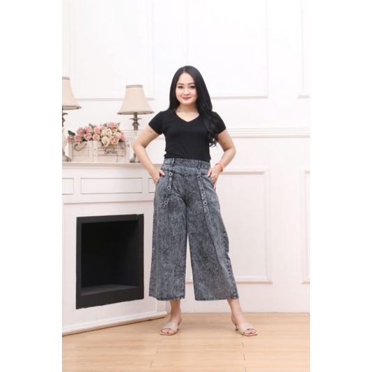 Paula kulot jeans jumbo Kulot jeans jumbo kekinian Kulot