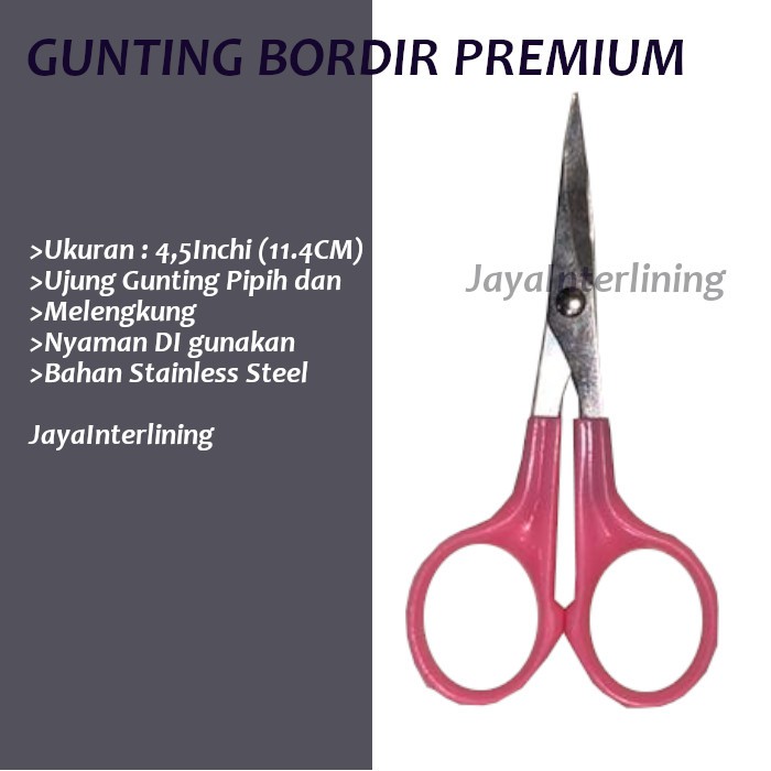 

Gunting Bordir Gunting Aplikasi Ujung Lengkung