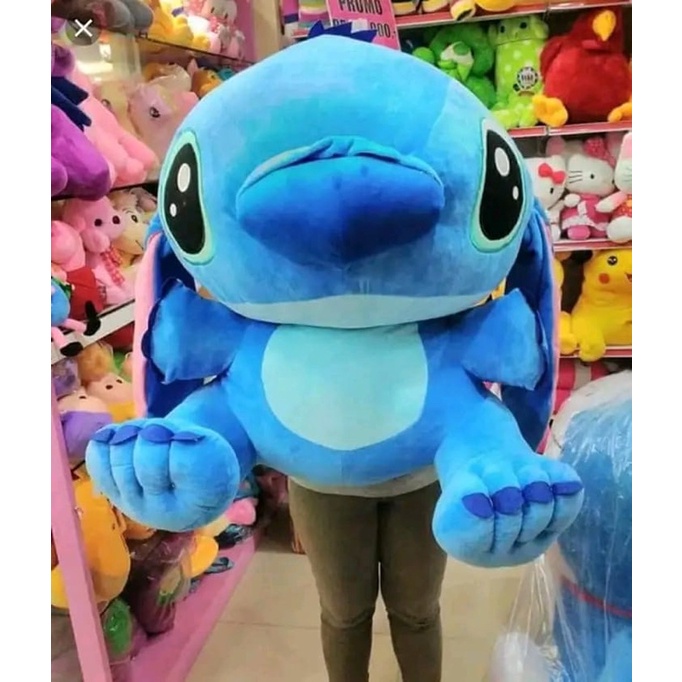 BONEKA STITCH JUMBO EXTRA EXTRA LARGE XXL UKURAN 80 CM LABEL SNI