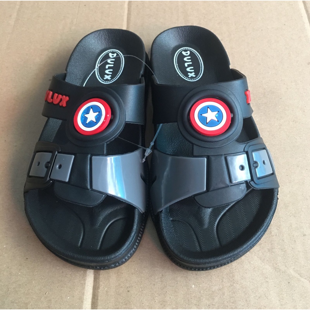 DX-362C DULUX Sandal Selop Anak Laki Laki Cowok Karakter Captain America Size 30-35