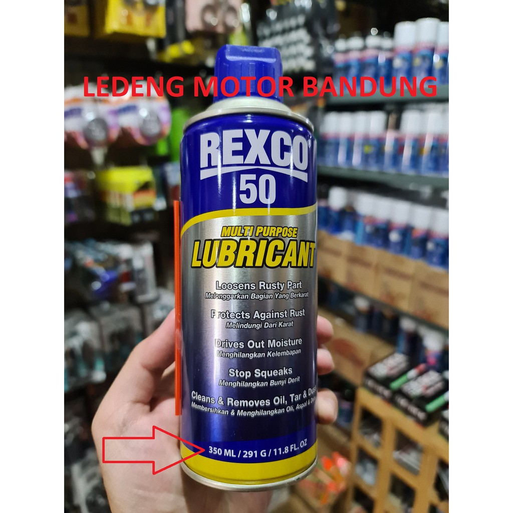 Rexco 50 350ml Lubricant Multi Purpose Cleaner Penetrant Pelumas Anti Karat