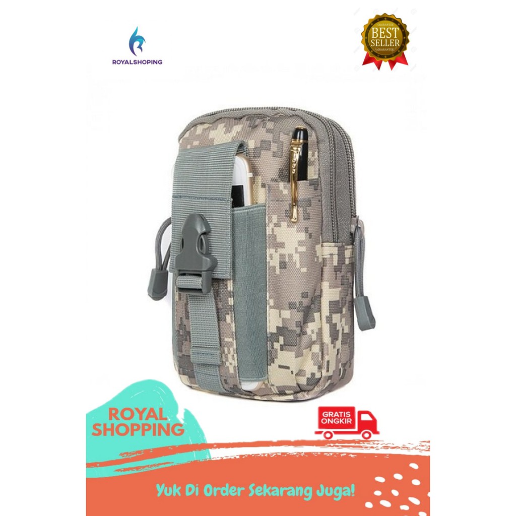 Martin Versa WB2 Tas Pinggang Pria Outdoor Tactical Army Kanvas - Camo