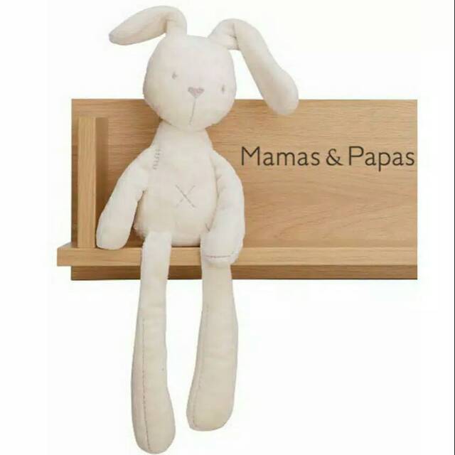 Boneka kelinci mamas papas putih polos