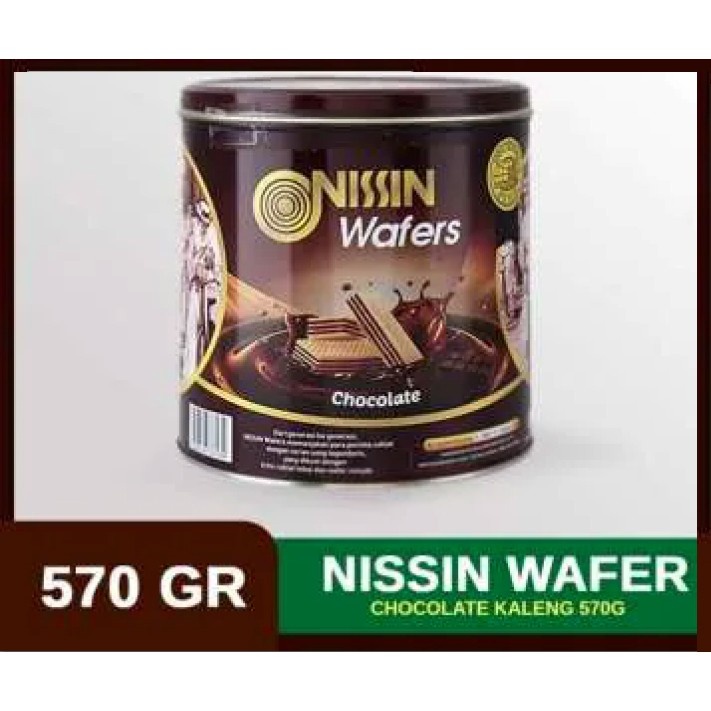 

Nissin Wafer Coklat 570 gram 570g Wafers Chocolate kaleng nisin renyah