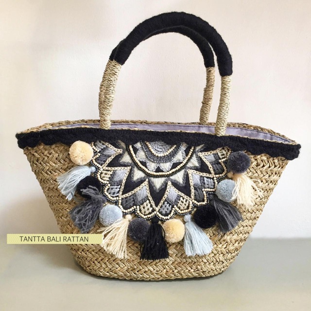 // CRUMBLE //  tas etnik bali, top handle bag , tas wanita bali, handmade bag bali, tas rotan bali