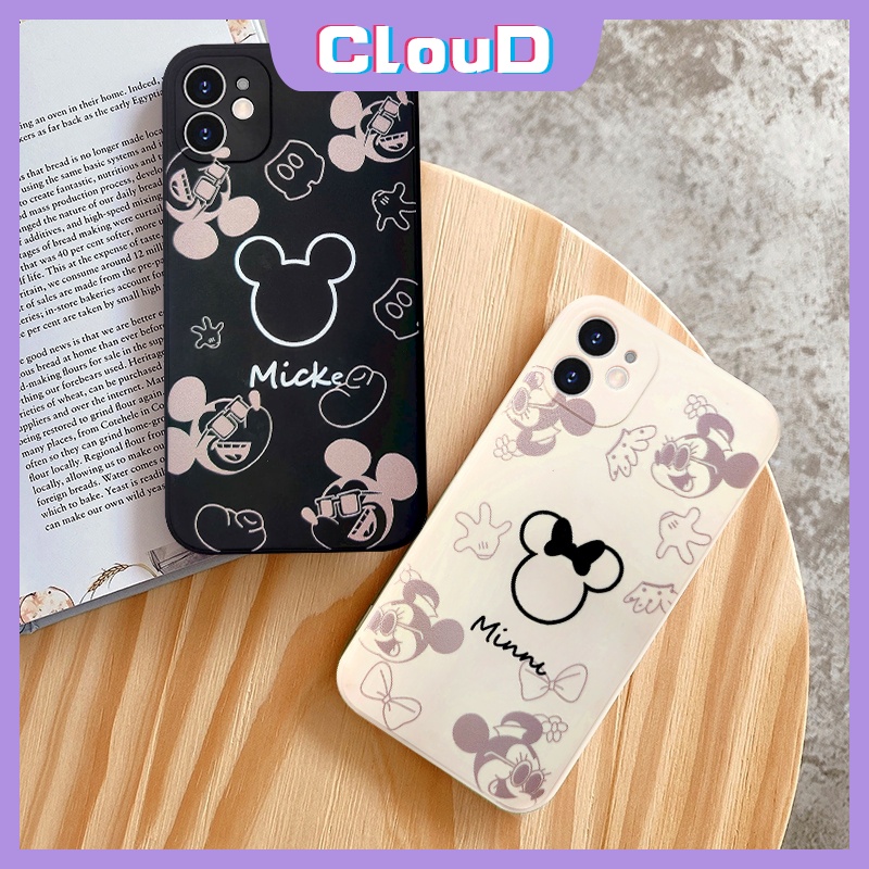 Soft Case Pelindung Lensa Motif Disney Mickey Minnie Untuk Samsung A03 A50 A32 A33 A10S A52 A21S A52s A53 A72 A70 A51 A03s A13 A71 A12 A20S M22 A3S M11 M22 A3S M12