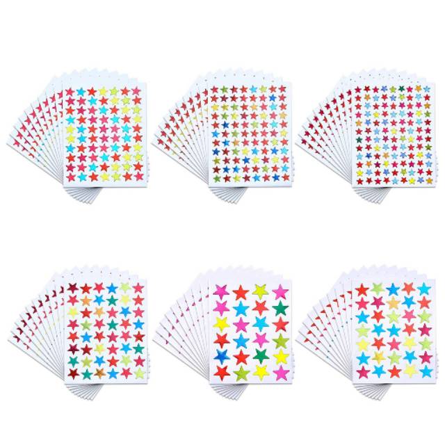 Colorful Reward Sticker Stiker Bintang isi 10lembar Colorful Reward Sticker Stiker Bintang isi 10lembar