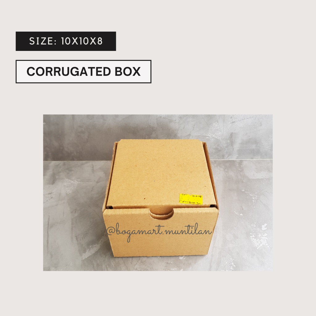 

Corrugated Box 10x10x8 / Dus Souvenir / Box Kraft / Cake Box / Gift Box / Souvenir Box / Hampers Box / Kardus Corrugated / Dus Hampers / Kardus Hampers