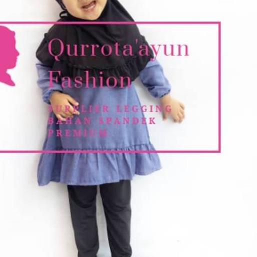 ❁ () Legging Wudhu ANAK cantik Lucu Bahan Spandek Rayon Premium ♖