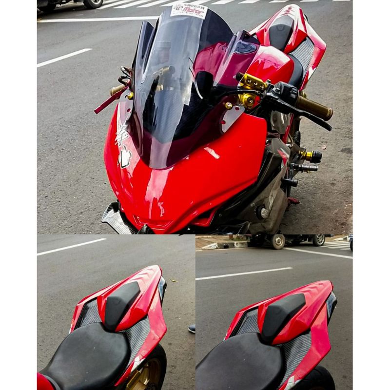 Single Seat Ninja RR Mono & Z250SL singlet seat ninja 250 rr mono cover tutup jok ninja rr mono