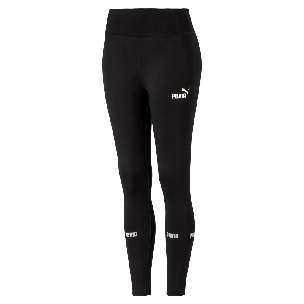 puma tights womens black