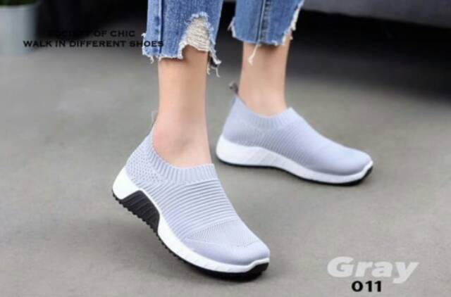 ABBUSHOES Ck 06  Sneakers Wanita bahan Kanvas Berkualitas Murah Nyaman-6