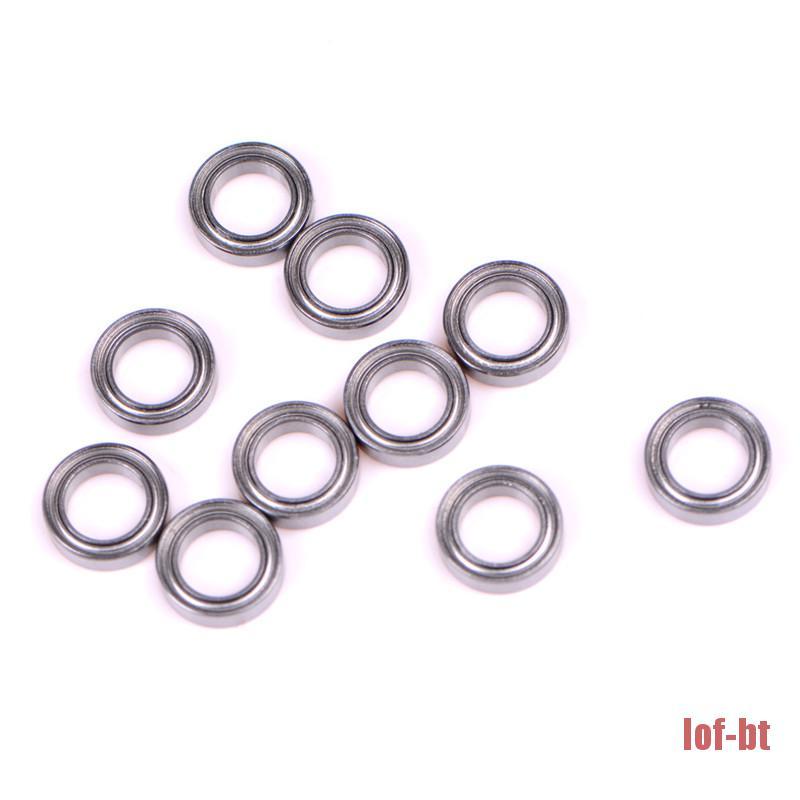 Lof-Bt 4pcs Ball Bearing Mr117Zz 7x11 X 3 7x11 X 3mm Bahan Metal Mr117Z