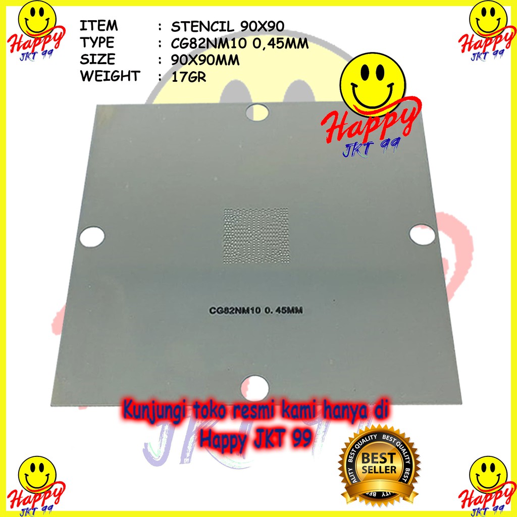 [ HAPPY JKT 99 ] STENCIL 90X90 CG82NM10 82NM10 NM10 SLGXX QMNJS CG82TPT