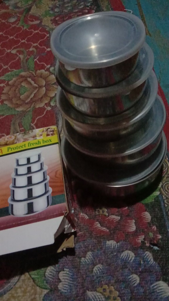 Rantang Stainless 5 Susun 5 In 1 Panci Tempat Nasi Sayur