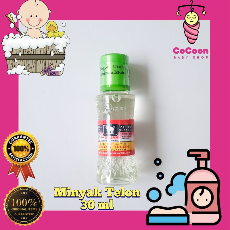 Minyak Telon Cap Gajah 30 ml / 30ml Minyak Bayi