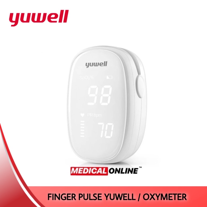 FINGER PULSE OXIMETER YUWELL ORIGINAL SATURASI OKSIGEN OXYMETER MEDICAL ONLINE MEDICALONLINE