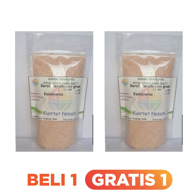 

250gr Buy 1 Get 1 Free Garam Himalaya Himalayan Salt