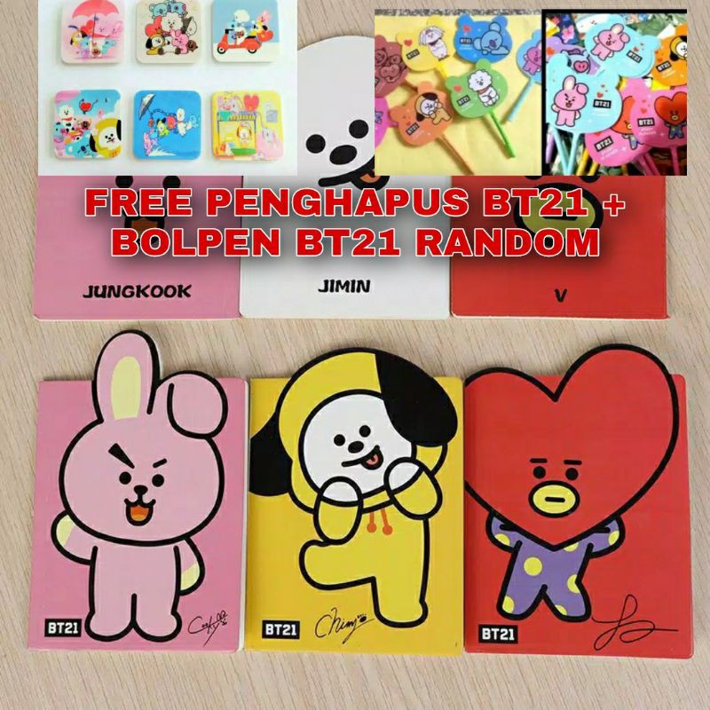 

NOTEBOOK BUKU TULIS BT21 MURAH