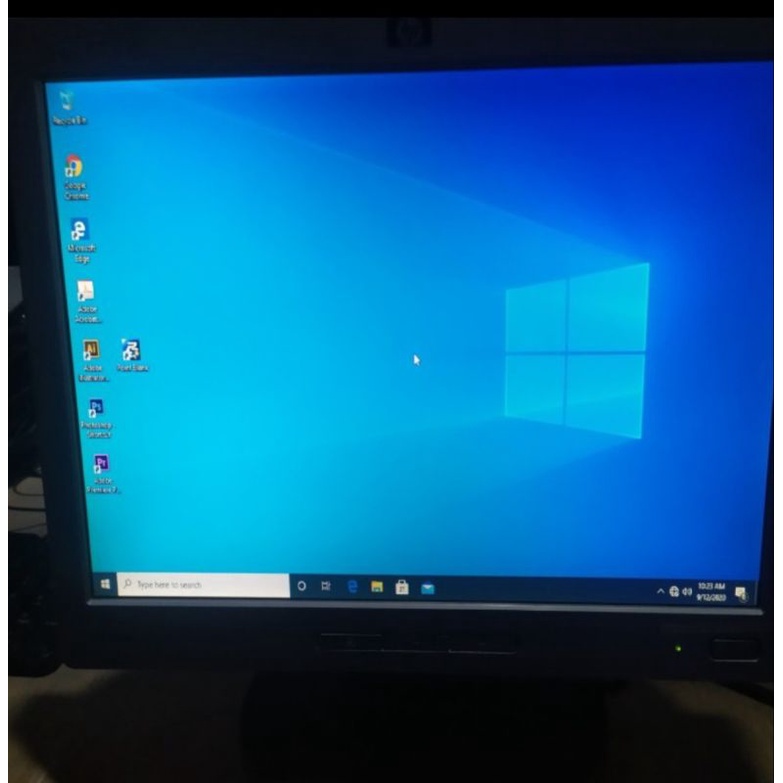 monitor lcd hp 15 kotak bonus kabel