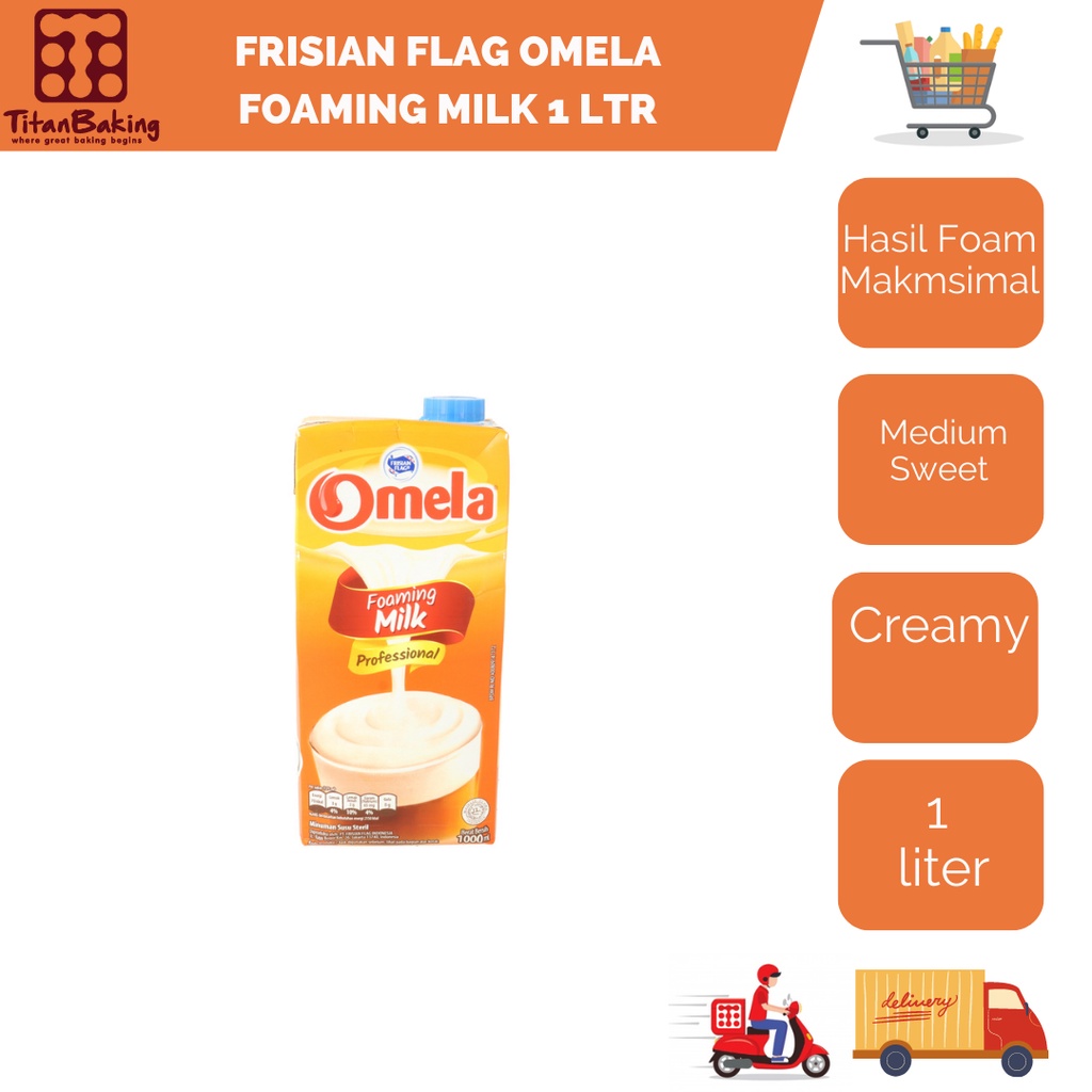 

Frisian Flag Omela Foaming 1 ltr / Susu Creamer