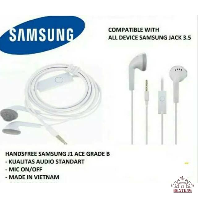 Handsfree Headset J1 Ace Cabutan Vietnam MANTAP