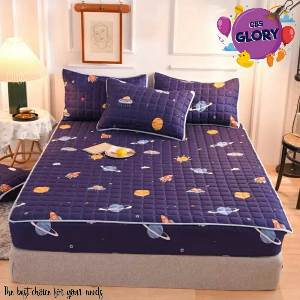 Sprei Waterproof Motif Karakter/Sprei Tahan Air/Ukuran 180x200 cm