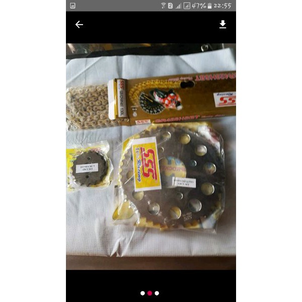 TOPPP gir set sss 428 rantai sss buat cb cbr megapro verza