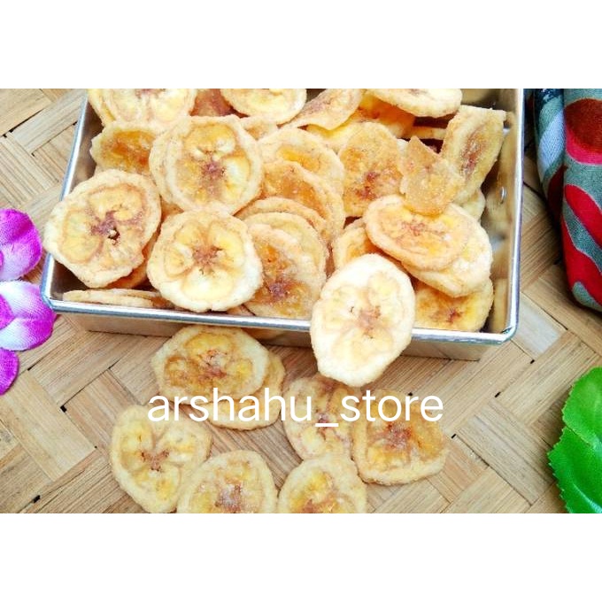 

kripik pisang manis 100 gram | MAKANAN RINGAN CEMILAN JAJANAN