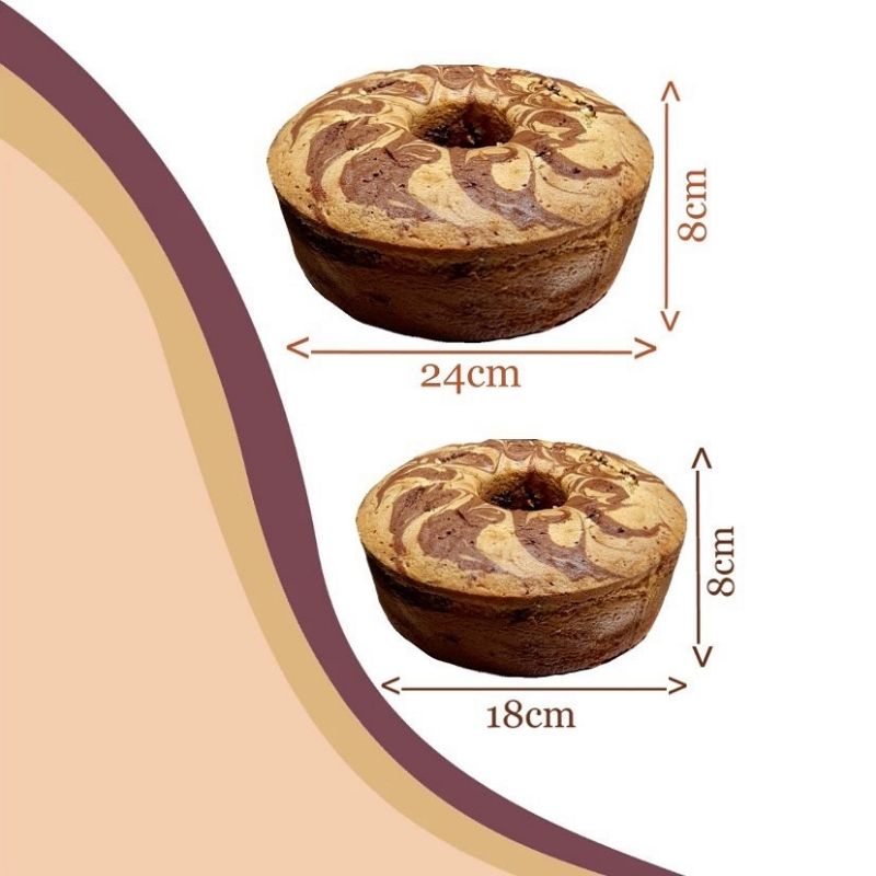 

Premium Marble Butter Cake Wijsman | Bolu Marmer Dkbites