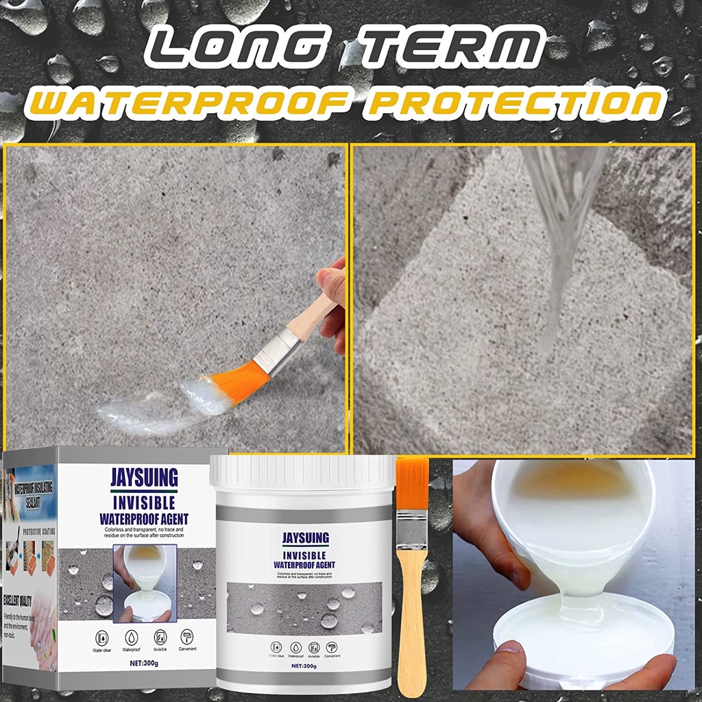 Jaysuing Lem Transparan Anti Bocor 300g - Jaysuing Invisible Waterproof Insulating Sealant 300g