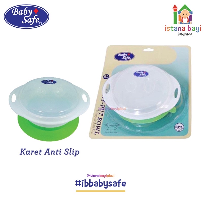 Baby Safe Stay Put Bowl BS353 - Mangkok Anti Slip/peralatan makan anak