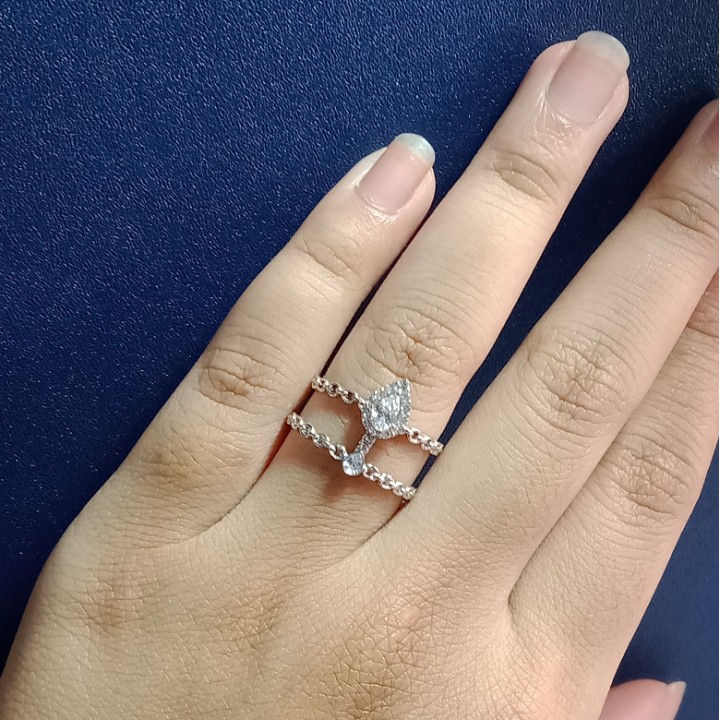 Cincin Emas 17K - 2.6 gr Kadar 750 - 1214