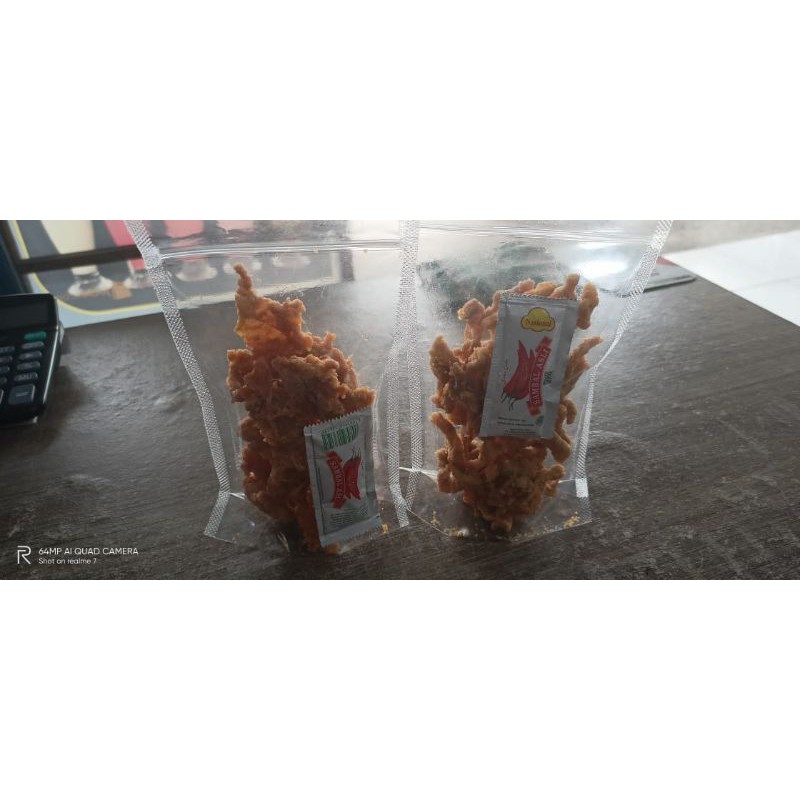 

jamur, kulit, usus crispy