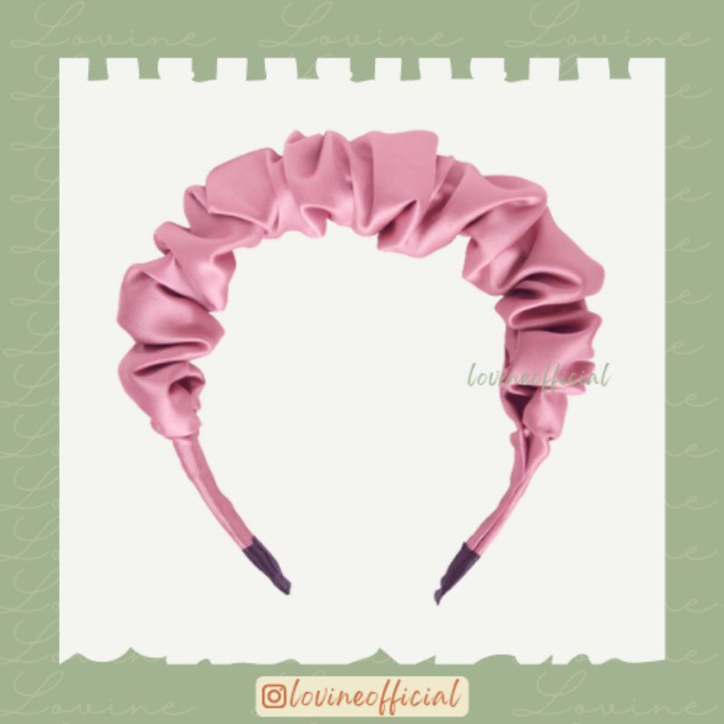 Bandana Bando Scrunchie ANTI PATAH OLIVIA | Bandana Scrunchie | Bando Korea