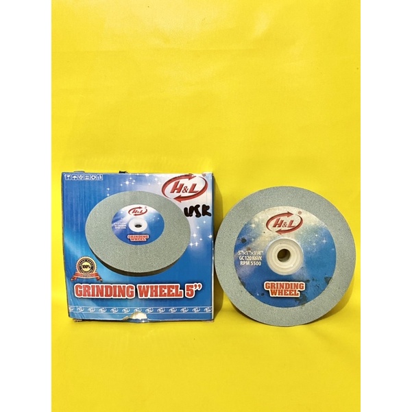 Batu Gerinda Batu Gurinda H&amp;L / Grinding Wheel / Batu asahan gurinda 5 inch / Batu Gerinda 5”