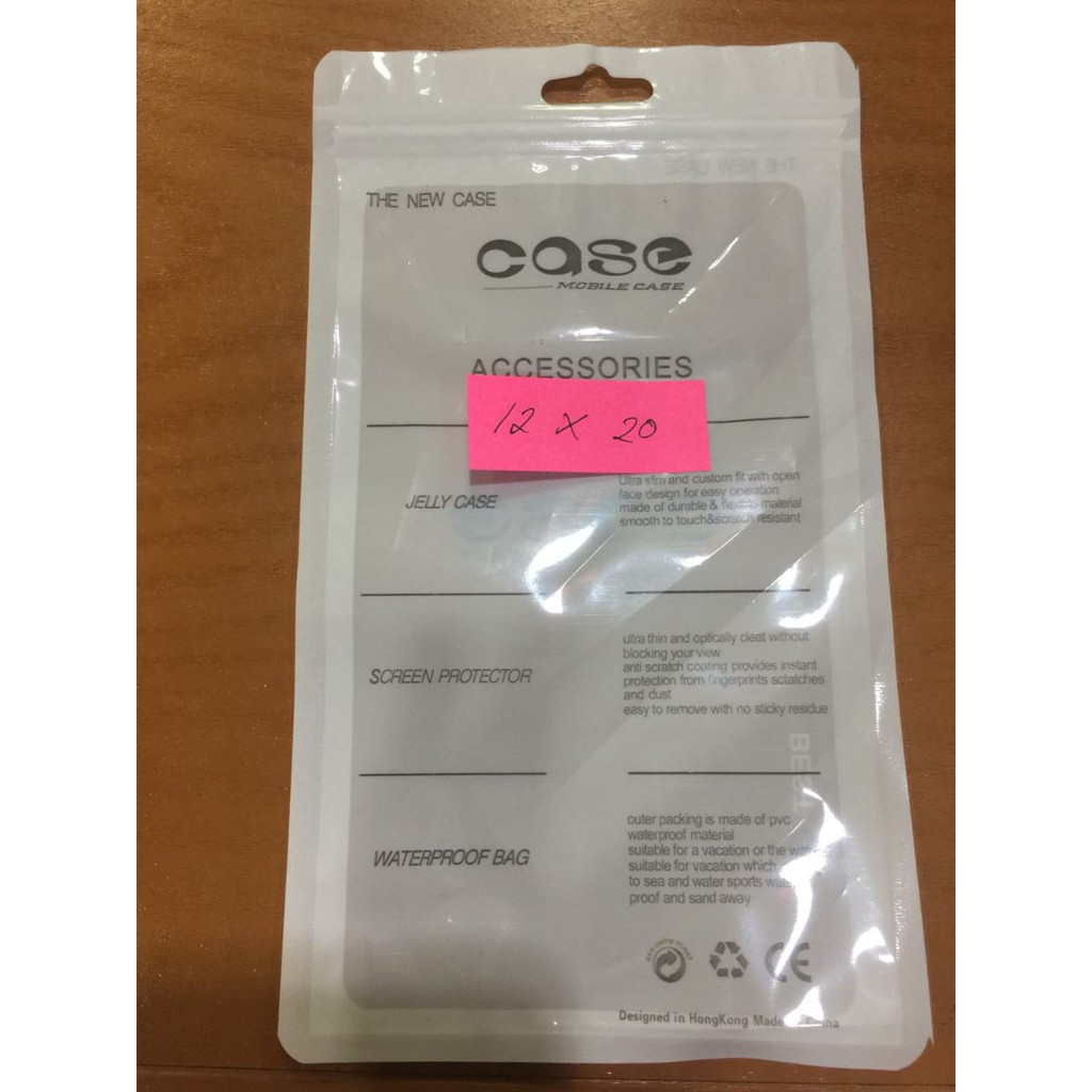 Kantong Plastik Casing 12x20/ Klip Pembungkus Kemasan Bening Ziplock 1 Pack