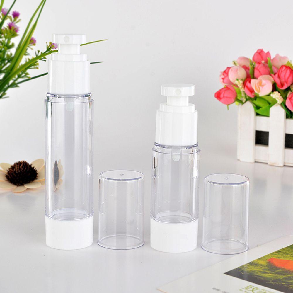 Rebuy Toiletries Container 15ml/30ml/50ml Airless Botol Travel Mini Vacuum Pump Vessel Parfum Plastik