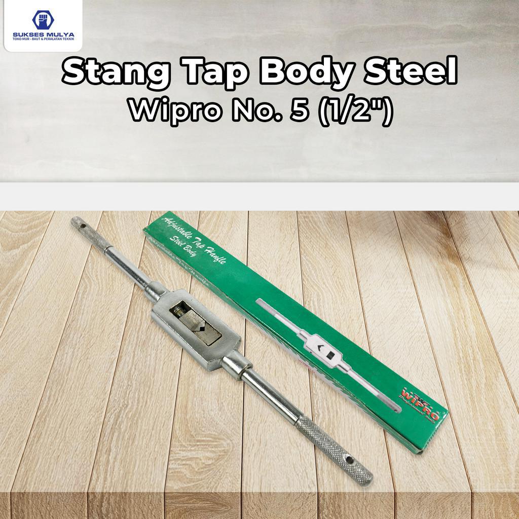 WIPRO Stang Tap 1/2 Stang Hand Tap M3 - M12 Gagang Hand Tap