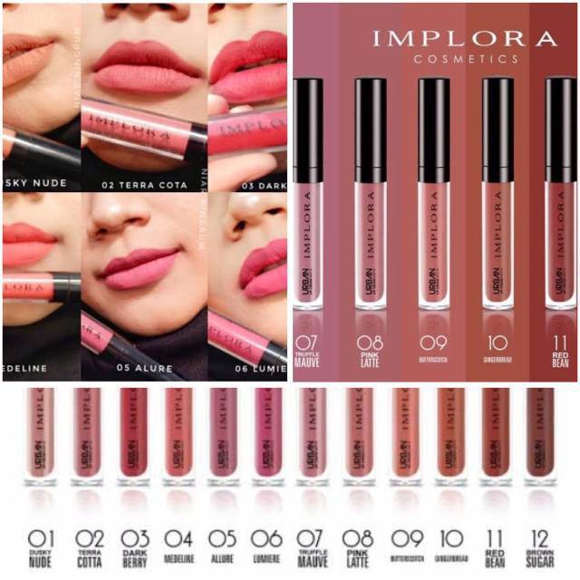 Implora Urban Lip Cream Matte Original BPOM
