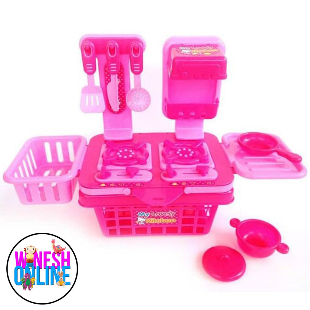 My Lovely Kitchen Set / Dapur Pasaran Pink Anak