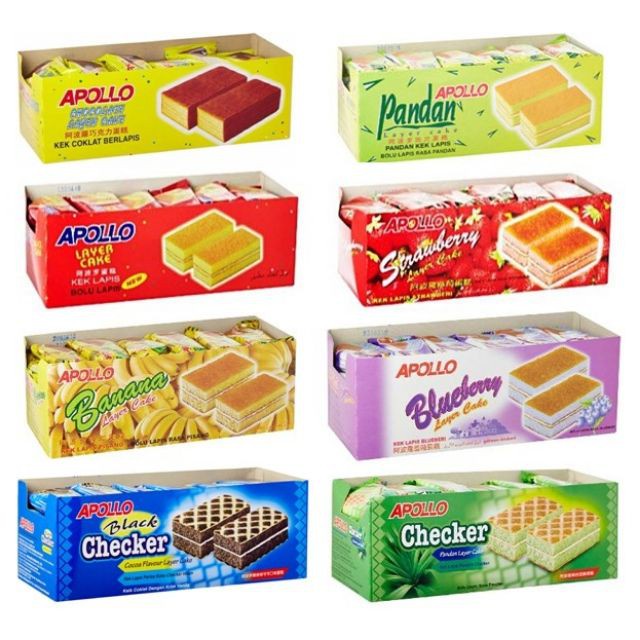 

APOLLO LAYER CAKE 24pcs - kue apollo - appolo