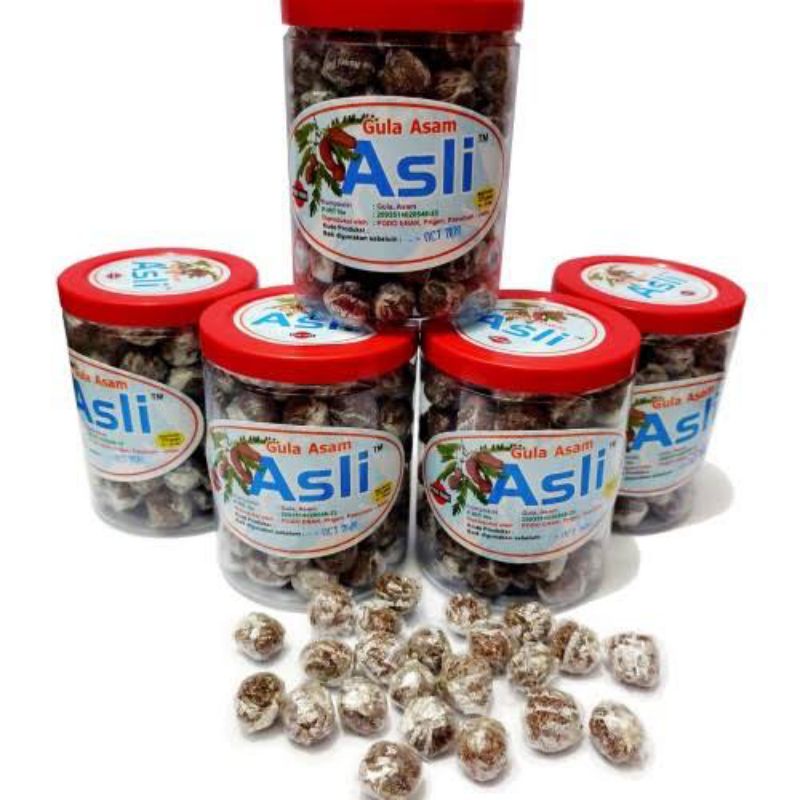 Permen Asem Gula Asam Podo Enak Asli toples 370 gr