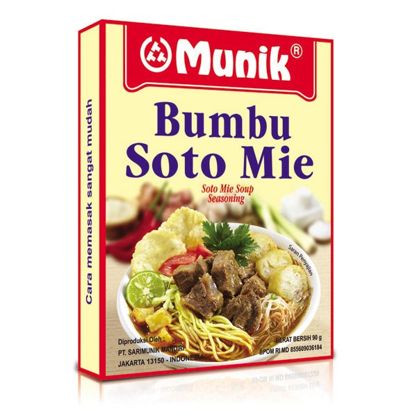 

Munik Bumbu Soto Mi 90 Gr