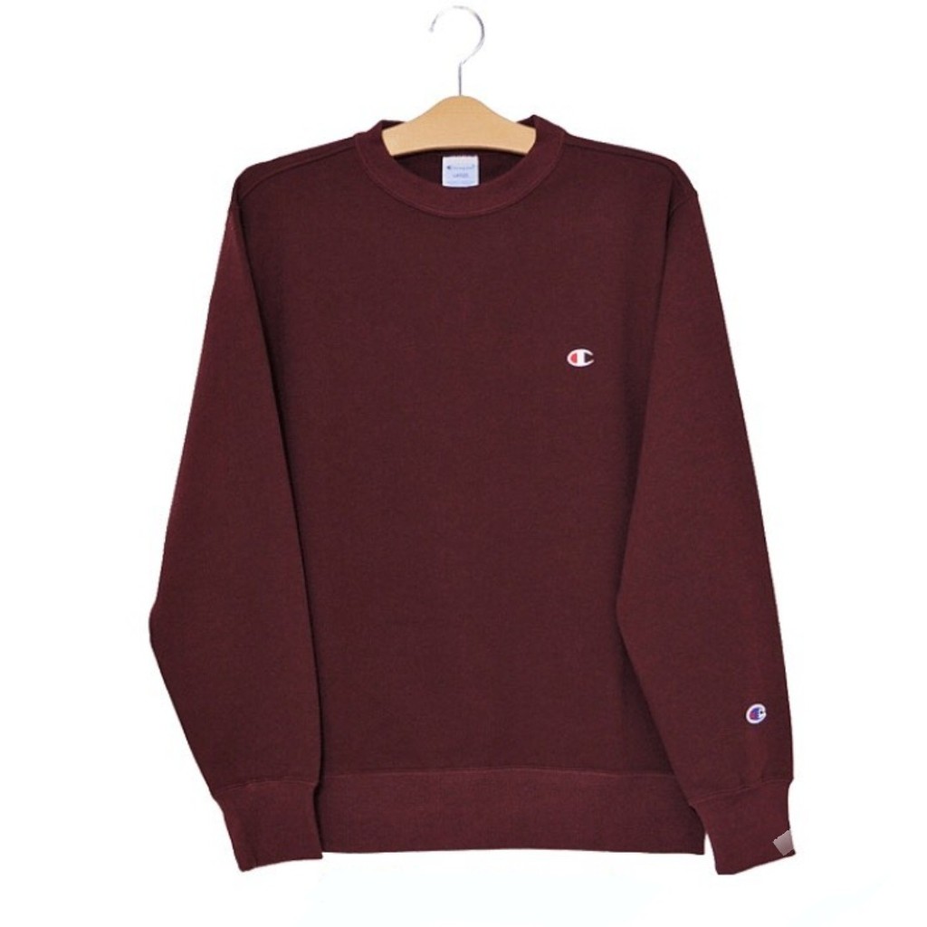 maroon champion crewneck