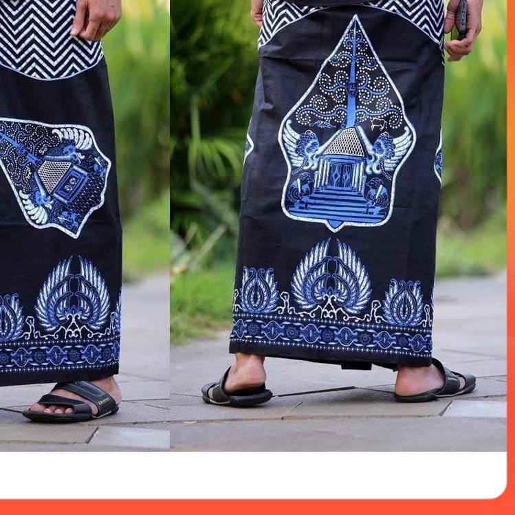 ☋ Sarung Batik Wayang Sarung Batik Pria Sarung Batik Pekalongan Sarung Motif Batik Sarung Hitam MB ◙
