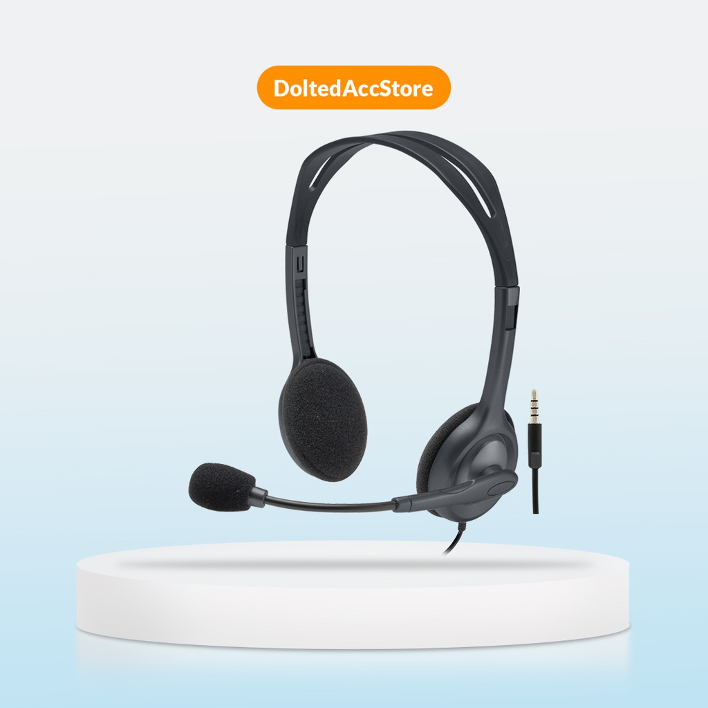 Jual Logitech H111 Stereo Headset Single Jack Shopee Indonesia