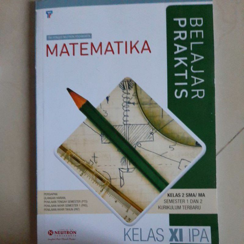 Preloved Buku Latihan Soal Neutron Matematika SMA IPA Kelas XI