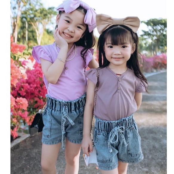 Celana Jeans Pendek Anak Perempuan 1 - 7 tahun / Hot Pants Anak Perempuan