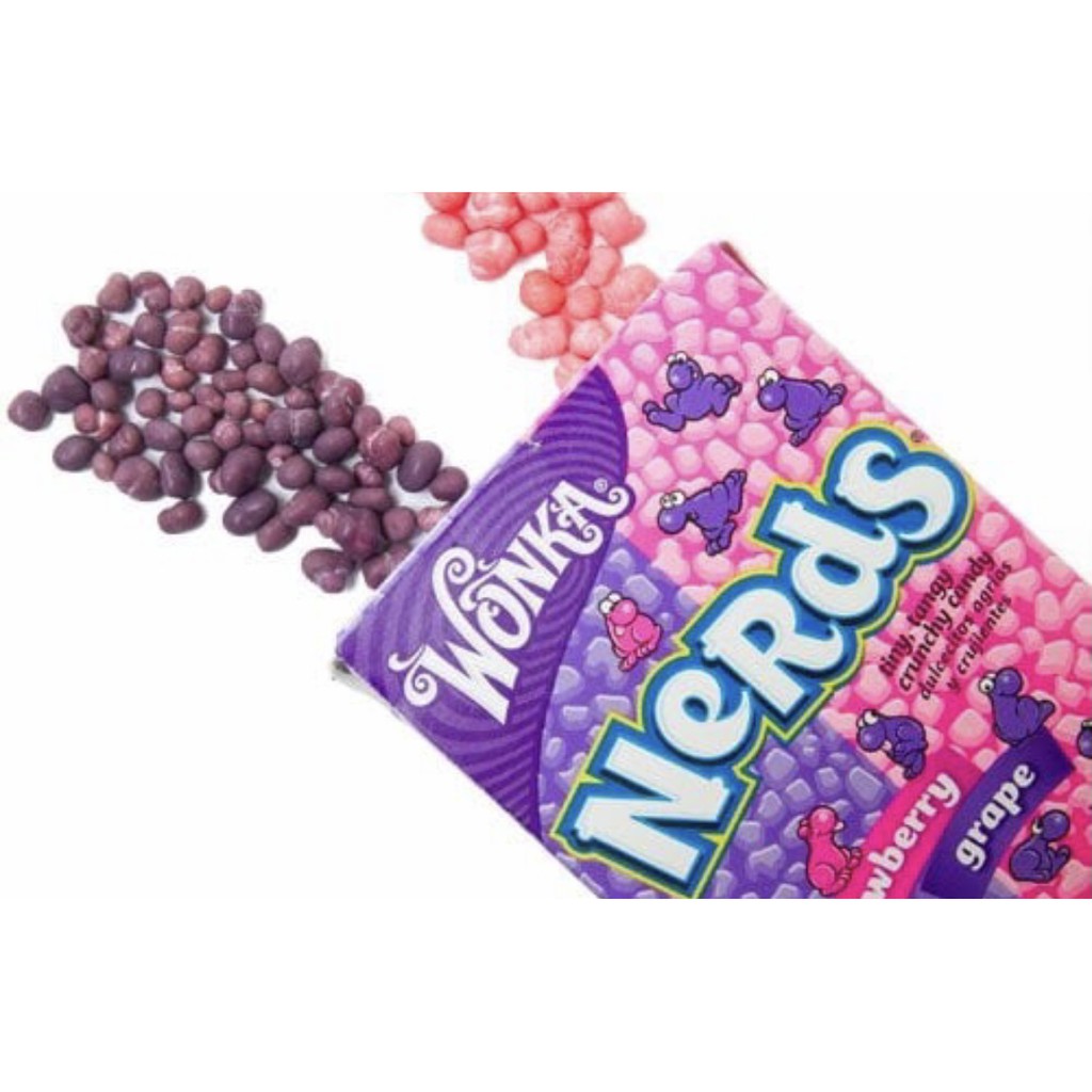 

Ay00! NERDS GRAPE STRAWBERRY CANDY 46.7gr MADE IN USA